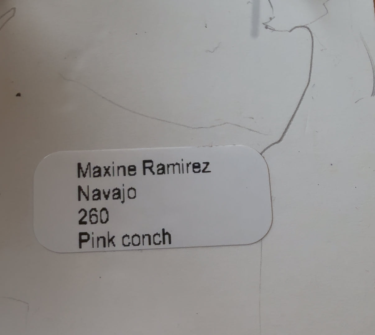 Native American Handmade Pink Conch Shell Stud Earrings by Maxine Ramirez – Sterling Silver