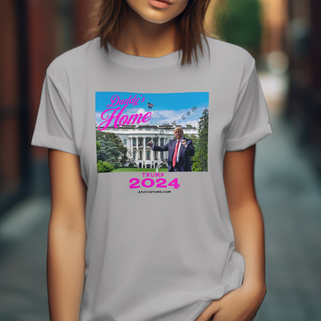 Daddy's Home 2024 Trump Shirt in Pink