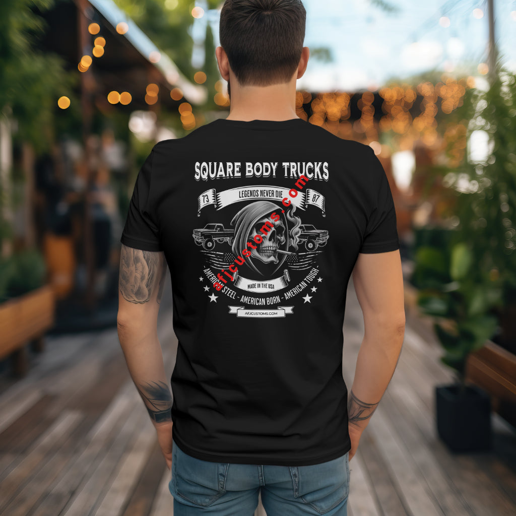 Custom Squarebody Grim Reaper T-Shirt